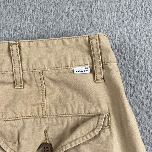 Levi's Ripstop Cargo Shorts Men's 38 Beige Workwear Rugged Causal Outdoors - Picture 8 of 10